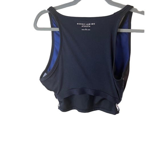 Derek Lam 10C Athleta Navy Colorblock Sports Bra XL Excellent Condition - Picture 5 of 6